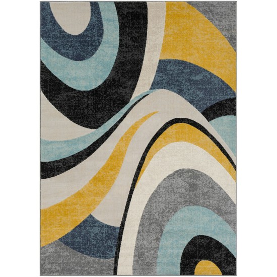 Surya City Cit-2345 Aqua Rug 2' X 3'