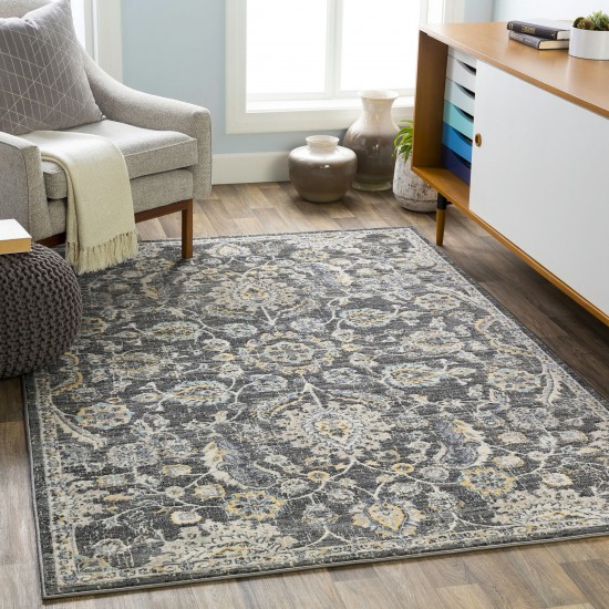 Surya City Cit-2359 Charcoal Rug 5'3" X 7'3"