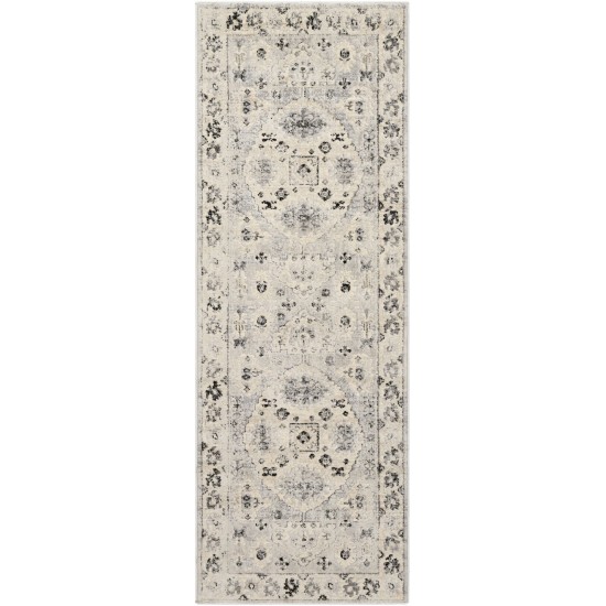 Surya City Cit-2365 Charcoal Rug 2'7" X 7'3"