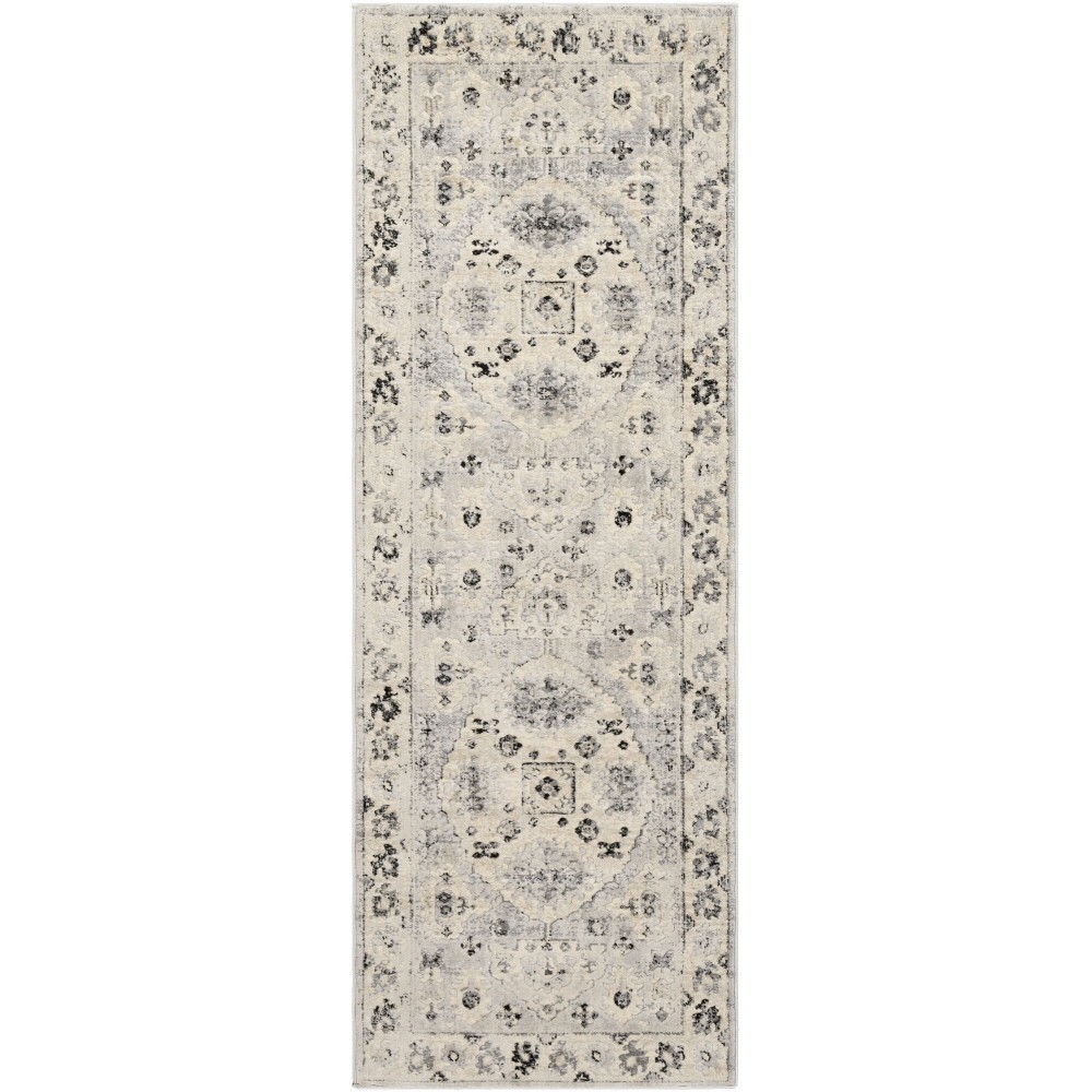 Surya City Cit-2365 Charcoal Rug 2'7" X 7'3"