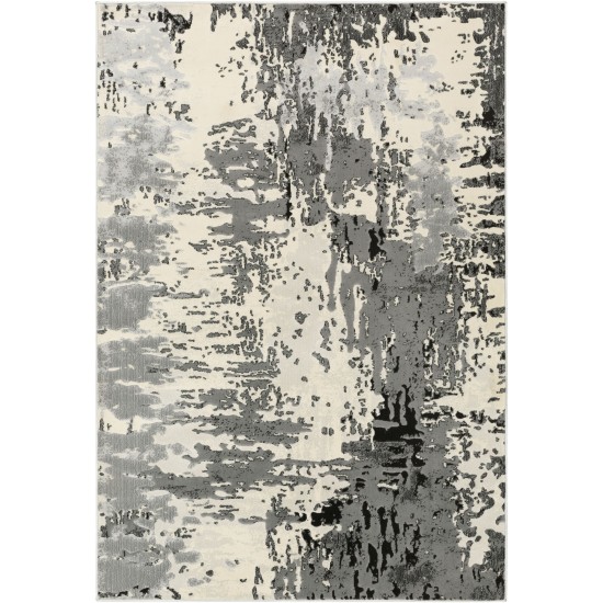 Surya City Cit-2375 Charcoal Rug 2' X 3'