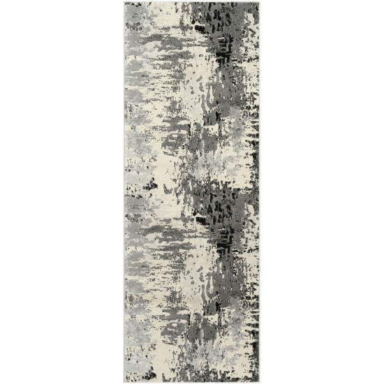 Surya City Cit-2375 Charcoal Rug 2'7" X 7'3"