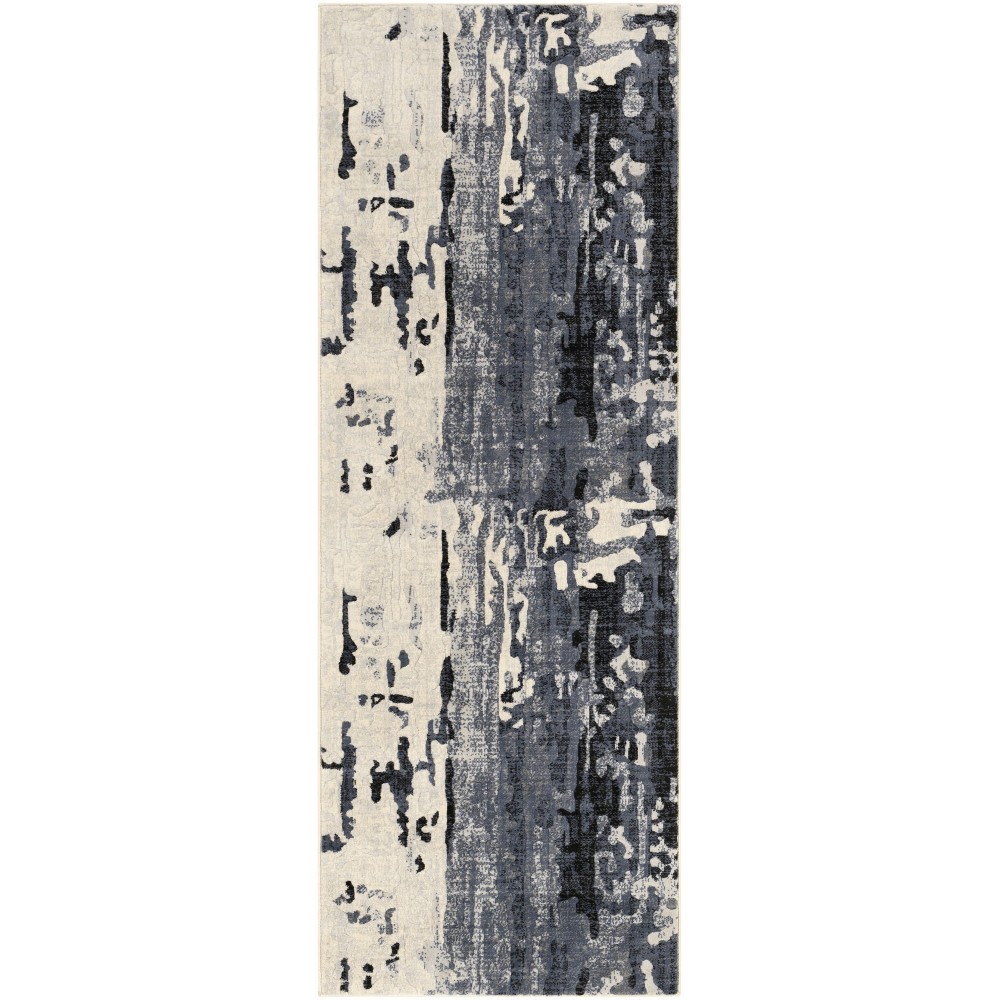 Surya City Cit-2384 Charcoal Rug 2'7" X 7'3"