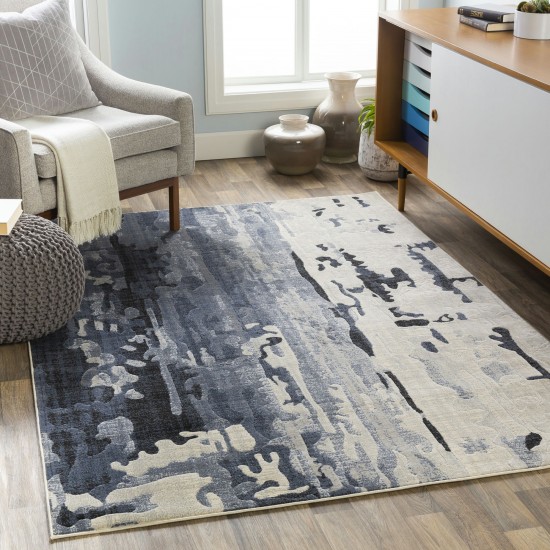 Surya City Cit-2384 Charcoal Rug 2'7" X 7'3"