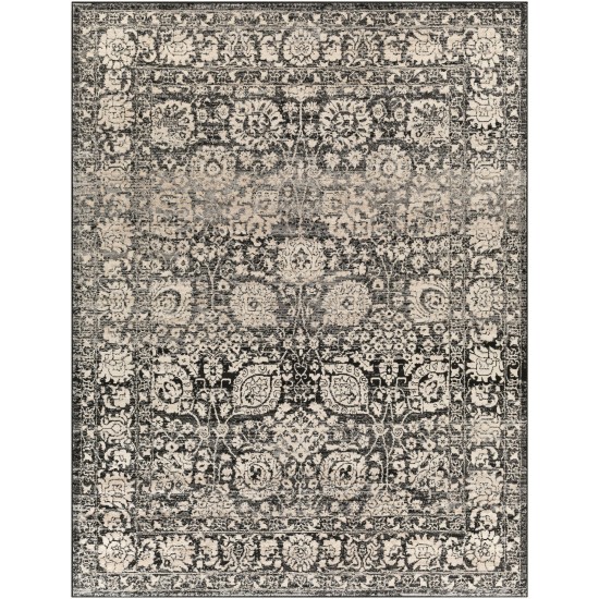 Surya City Light Black Rug 7'10" X 10'