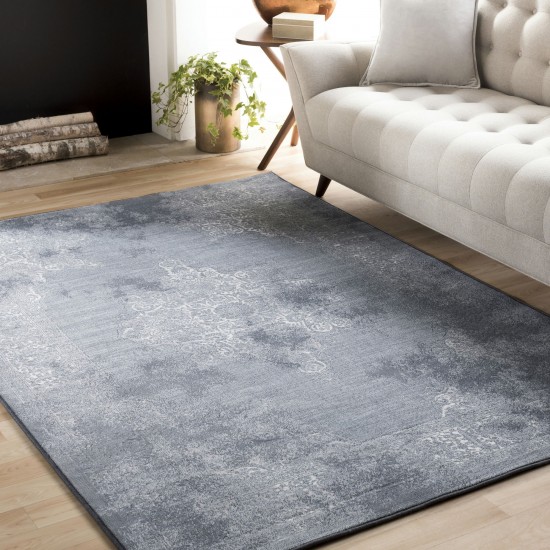 Surya Contempo Cpo-3730 Blue Rug 2'7" X 7'10"