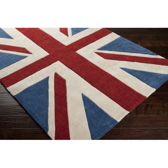Surya Cosmopolitan Brick Red Rug 2' X 3'