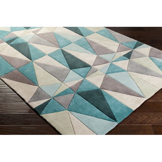 Surya Cosmopolitan Cos-9169 Teal Rug 8' Round