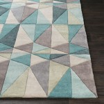 Surya Cosmopolitan Cos-9169 Teal Rug 8' Round