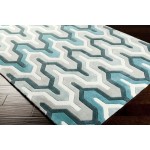 Surya Cosmopolitan Cos-9175 Teal Rug 8' Round