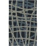 Surya Courtyard Navy Rug 5' X 7'6"