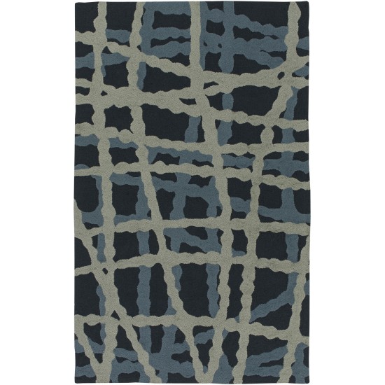 Surya Courtyard Navy Rug 5' X 7'6"