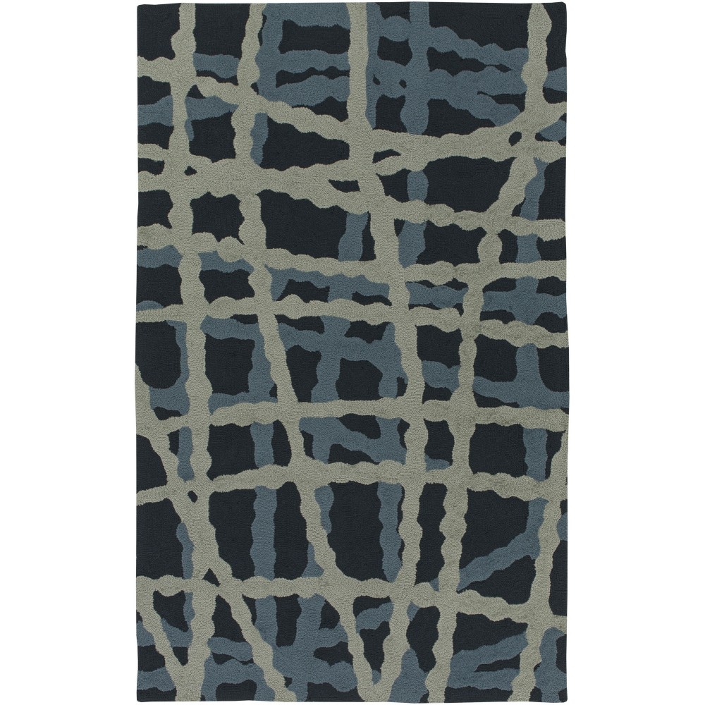 Surya Courtyard Navy Rug 5' X 7'6"