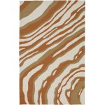 Surya Courtyard Burnt Orange Rug 4' X 6'