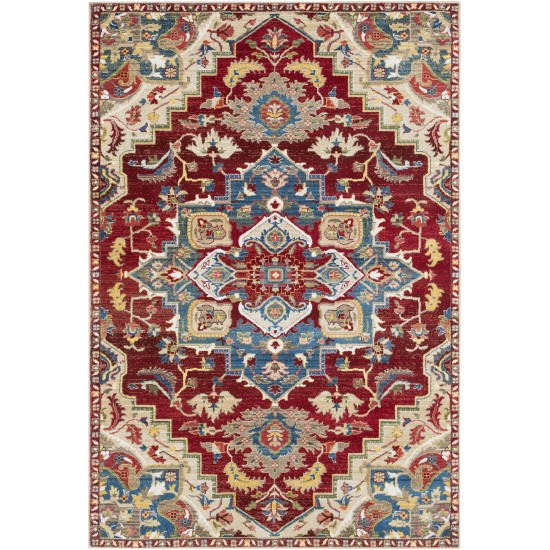 Surya Crafty Burgundy Rug 5'1" X 7'5"