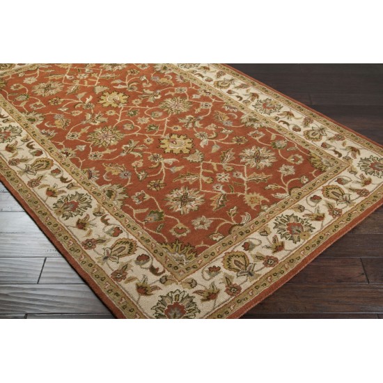 Surya Crowne Brick Red Rug 9' X 13'