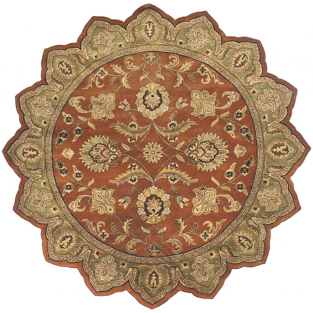 Surya Crowne Burnt Orange Rug 8' Star