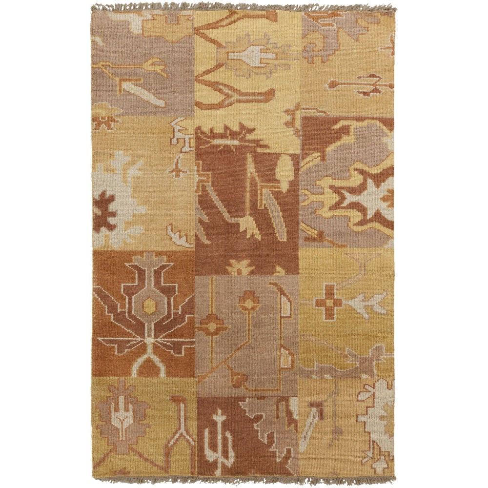 Surya Cypress Mustard Rug 5' X 8' Surya Cypress Mustard Rug 5' X 8'