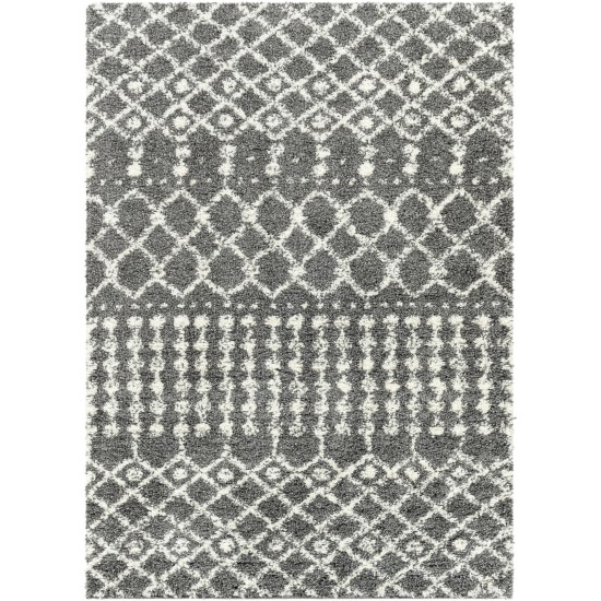 Surya Deluxe Shag Charcoal Rug 7'10" X 10'3"