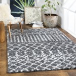 Surya Deluxe Shag Charcoal Rug 7'10" X 10'3"