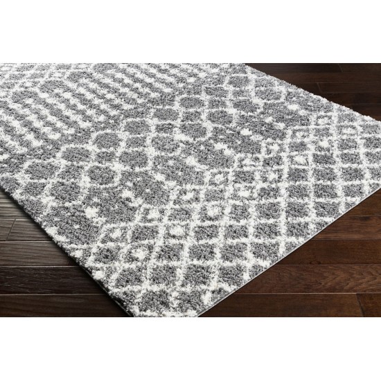 Surya Deluxe Shag Charcoal Rug 7'10" X 10'3"