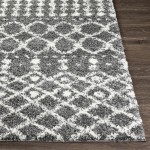 Surya Deluxe Shag Charcoal Rug 7'10" X 10'3"