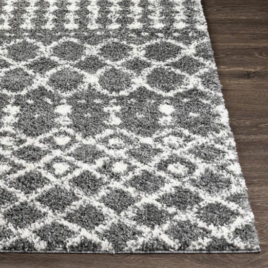 Surya Deluxe Shag Charcoal Rug 7'10" X 10'3"