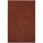 Surya Dimensions Brick Red Rug 5' X 8'