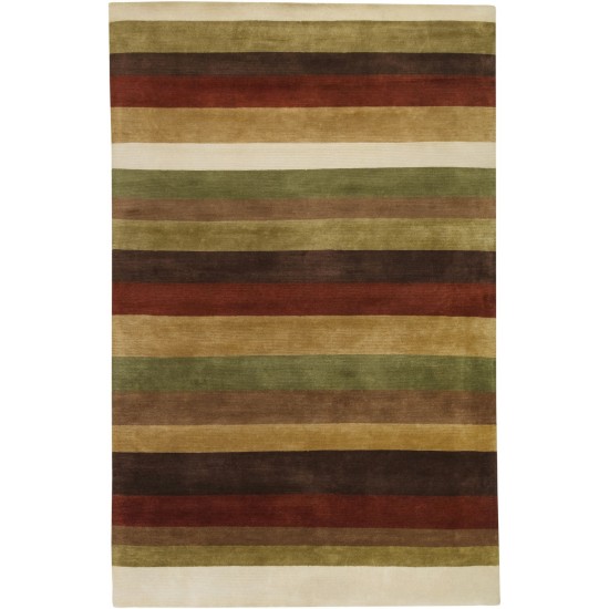 Surya Dimensions Dark Brown Rug 2' X 3'