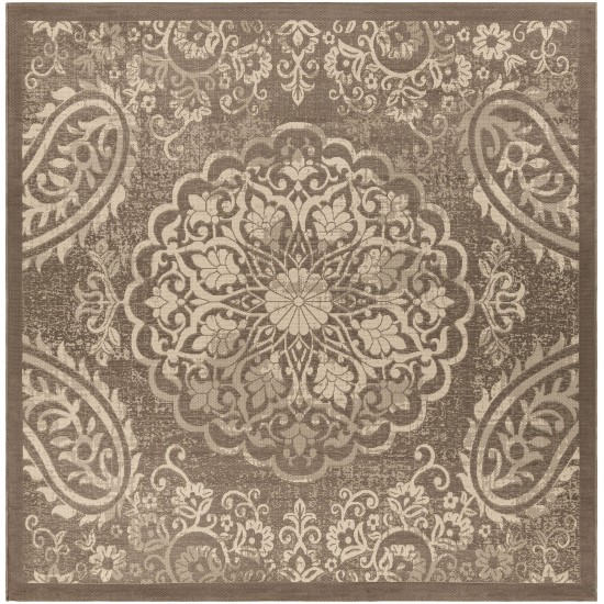 Surya Eagean Dark Brown Rug 7'10" Square