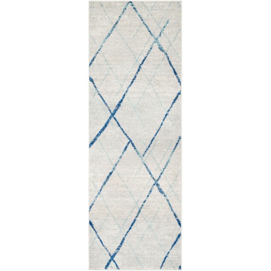 Surya Elaziz Sky Blue Rug 2'7" X 7'6"