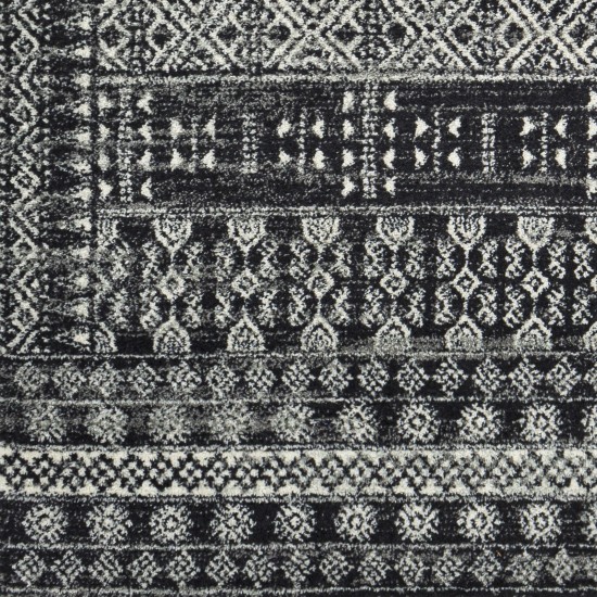 Surya Elaziz Black Rug 5'3" X 7'6"