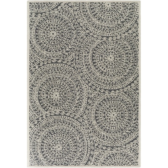 Surya Elegance Egc-2304 Charcoal Rug 5' X 7'6"