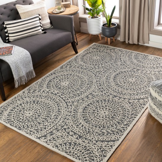 Surya Elegance Egc-2304 Charcoal Rug 5' X 7'6"