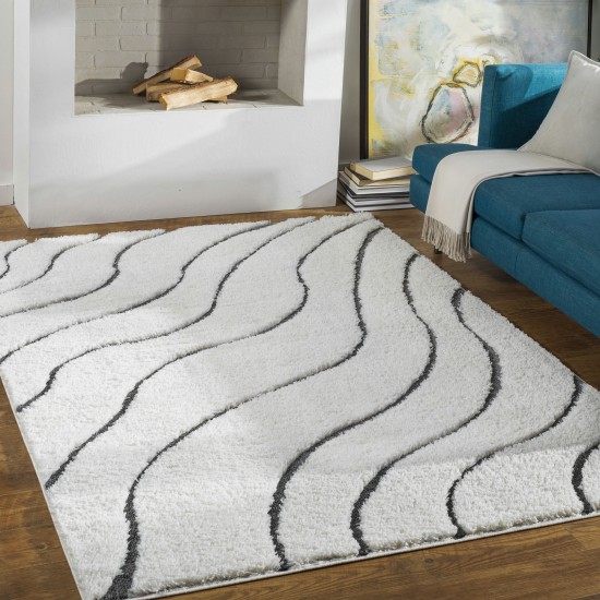 Surya Elenor White Rug 6'7" X 9'