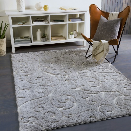 Surya Elenor Light Gray Rug 5'3" X 7'3"