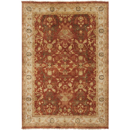 Surya Empress Burgundy Rug 3'6" X 5'6"