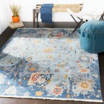 Surya Ephesians Light Blue Rug 2' X 2'11"