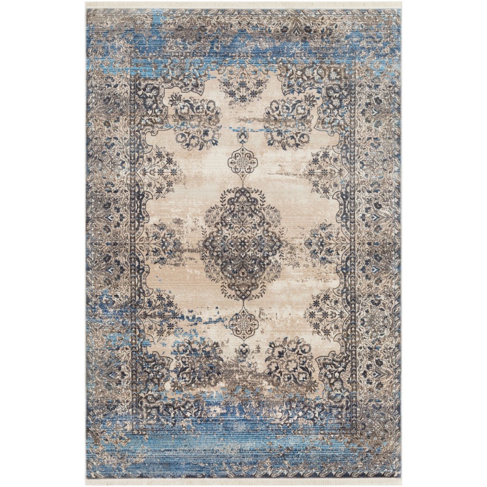 Surya Ephesians Light Blue Rug 3'11" X 5'7" Surya Ephesians Light Blue Rug 3'11" X 5'7"