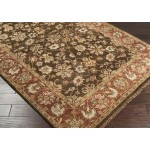 Surya Estate Est-10506 Dark Brown Rug 5' X 8'
