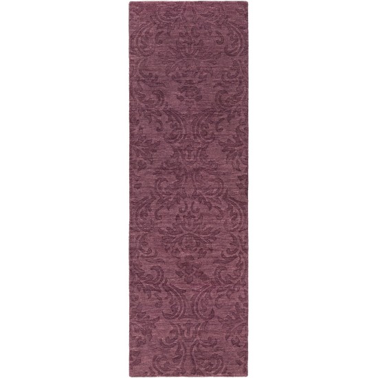 Surya Etching Plum Rug 2'6" X 8'