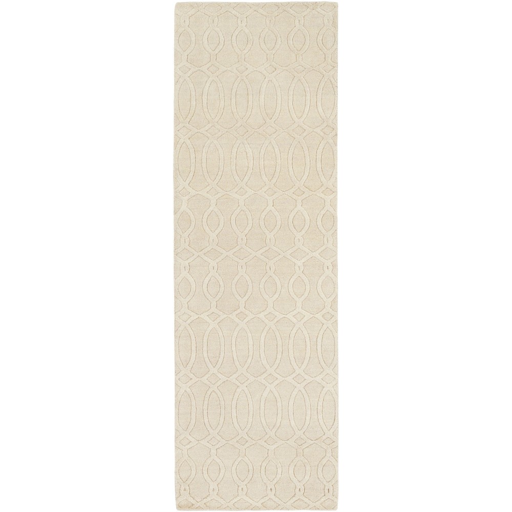 Surya Etching Beige Rug 2'6" X 8' Surya Etching Beige Rug 2'6" X 8'