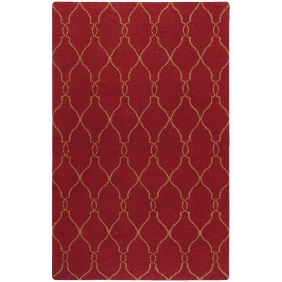 Surya Fallon Brick Red Rug 3'6" X 5'6"