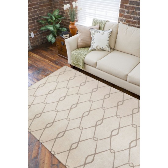 Surya Fallon Light Beige Rug 2'6" X 8'