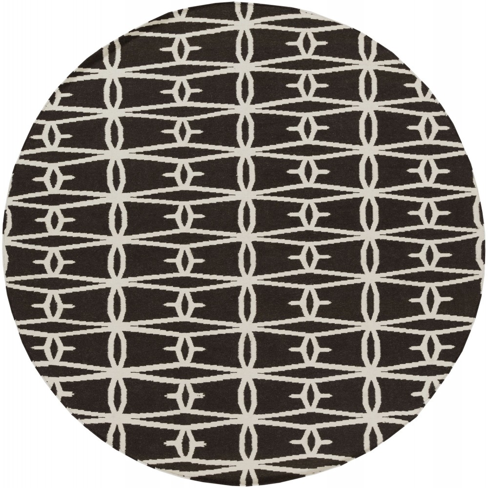 Surya Fallon Fal-1028 Dark Brown Rug 8' Round