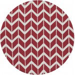 Surya Fallon Red Rug 8' Round