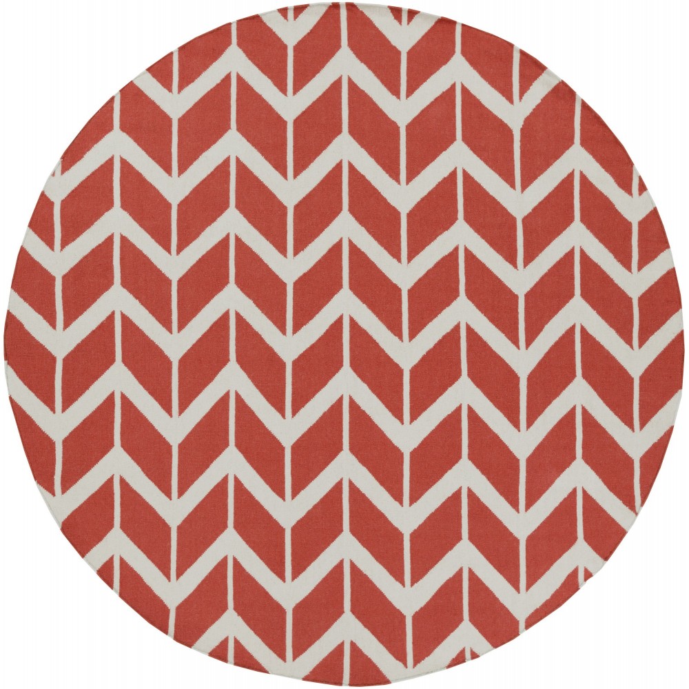 Surya Fallon Coral Rug 8' Round Surya Fallon Coral Rug 8' Round