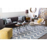 Surya Fallon Pale Blue Rug 2'6" X 8'