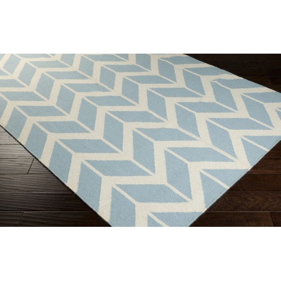 Surya Fallon Pale Blue Rug 2'6" X 8'