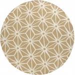 Surya Fallon Light Brown Rug 8' Round